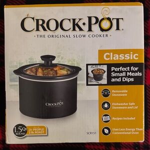 Crock-Pot Classic Black Slow Cooker